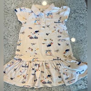 Baby toddler girl polo style dress size 1-2